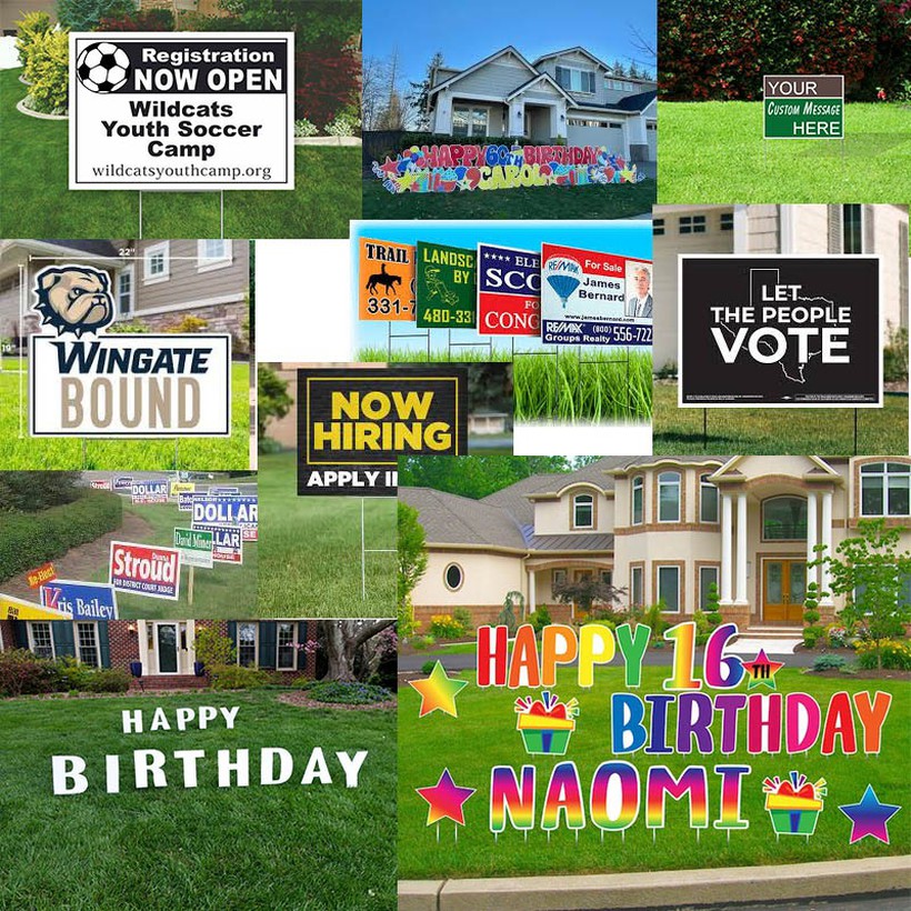Outdoor Lawn Decorations PP Yard Signs Outdoor Lawn Decorations PP Yard Signs
