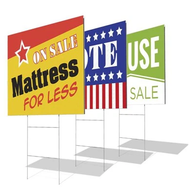 PP Corflute Yard Dấu hiệu